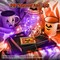 6 Pack Purple Orange Fairy Halloween Lights Battery Operated with Timer
